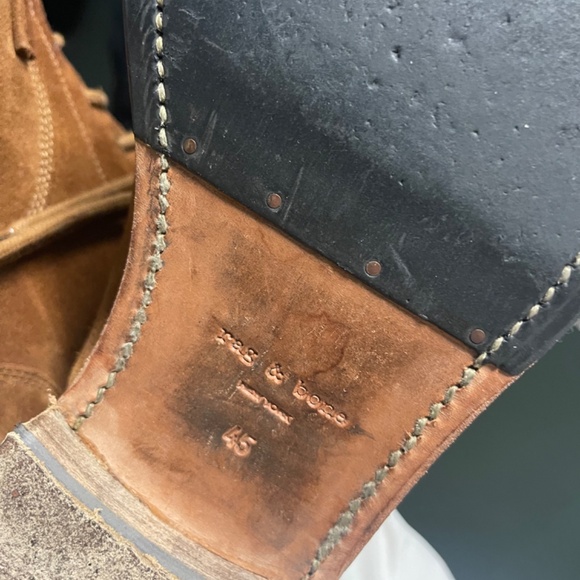 RAG & BONE MENS SUEDE BOOTS SIZE 45 (12us) - Picture 3 of 4